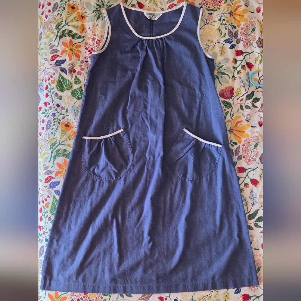 Blair A-Line Skirt in Deep Blue